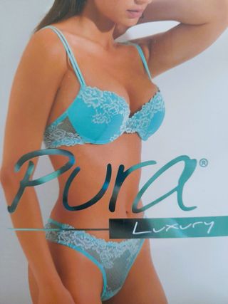 Pura Set Lenceria Push-up Brasiliano Tg 3