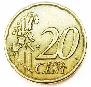 Moneda 20 céntimos Grecia 2002