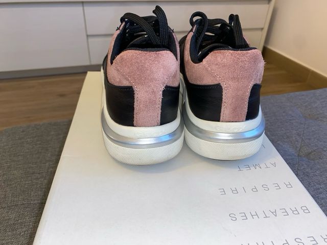 Sneakers Geox Donna Nero Rosa