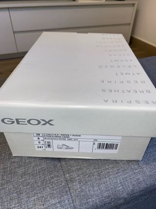 Sneakers Geox Donna Nero Rosa