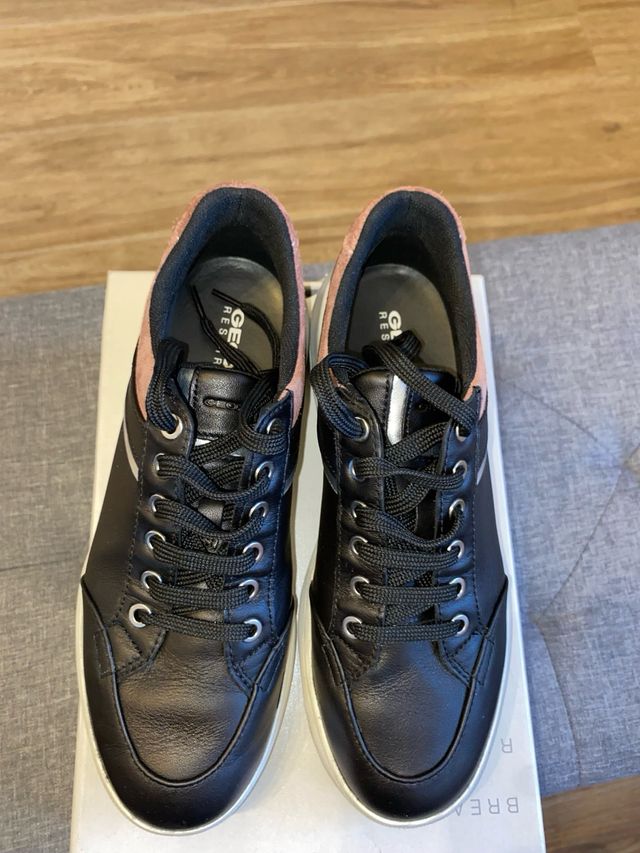 Sneakers Geox Donna Nero Rosa