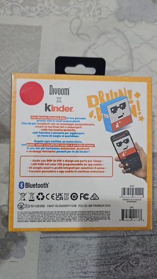Divoom Timebox-Evo Kinder Sveglia Bluetooth