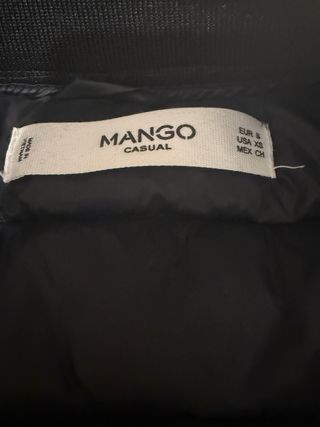 Chaleco acolchado Mango negro