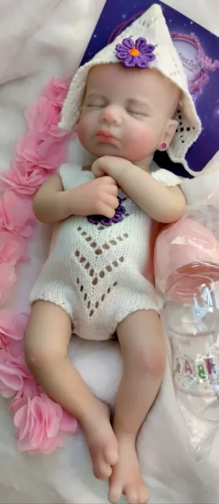 Bebé Reborn Silicona 33 cm ideal peques
