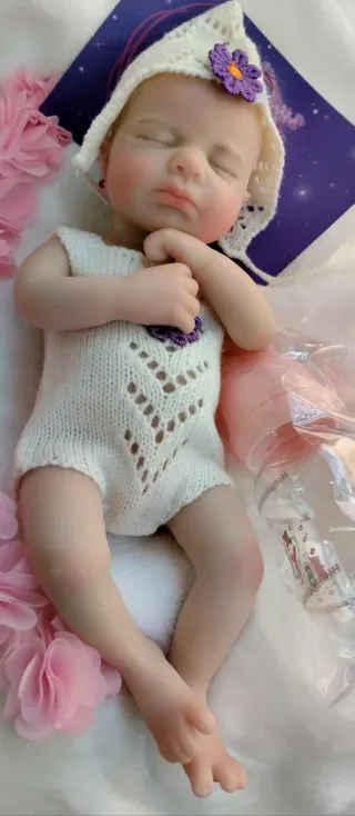 Bebé Reborn Silicona 33 cm ideal peques