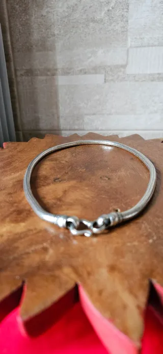 Collana snake in argento