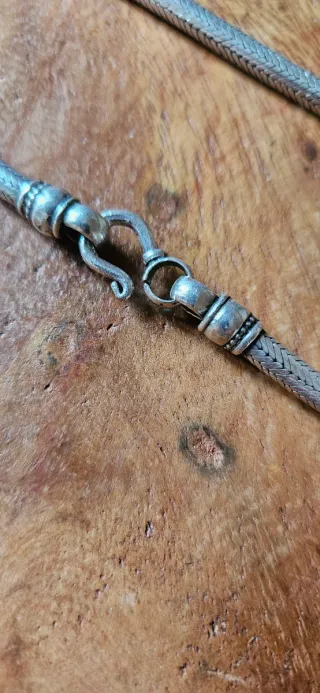 Collana snake in argento