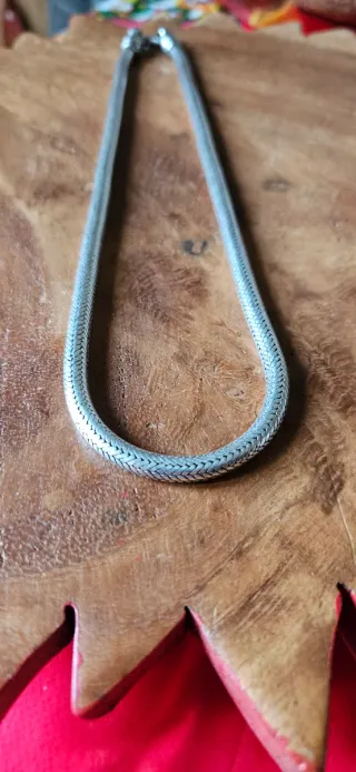 Collana snake in argento