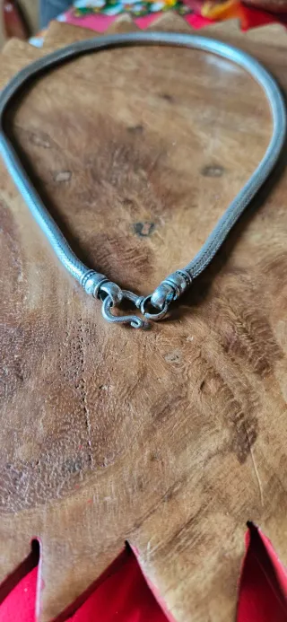 Collana snake in argento