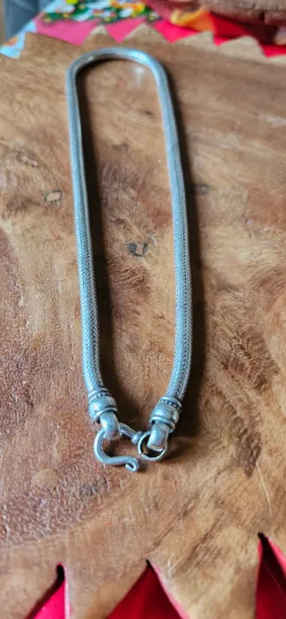 Collana snake in argento