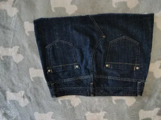 Gonna jeans Sisley lavaggio scuro taglia 42