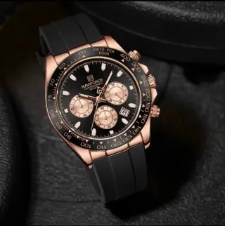 Reloj Naviforce Cronógrafo Hombre Negro/Dorado