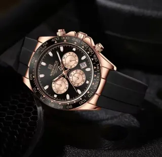 Reloj Naviforce Cronógrafo Hombre Negro/Dorado