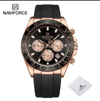 Reloj Naviforce Cronógrafo Hombre Negro/Dorado