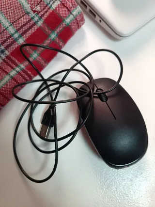 Ratón de PC USB Negro