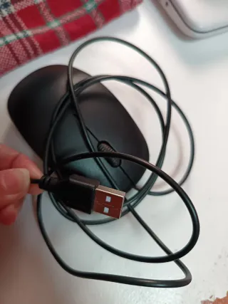 Ratón de PC USB Negro