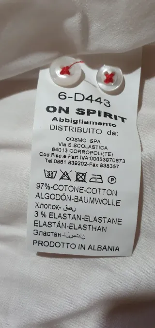 Camicia uomo ON SPIRIT taglia XXL
