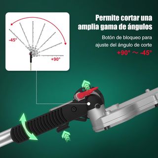 Tagliasiepi elettrico telescopico HYCHIKA 900W, doppio taglio