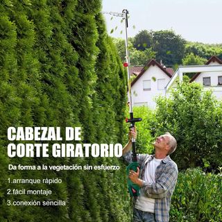 Tagliasiepi elettrico telescopico HYCHIKA 900W, doppio taglio