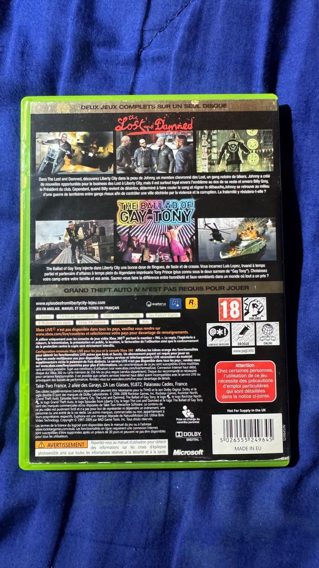 GTA Episodes from Liberty City Xbox 360