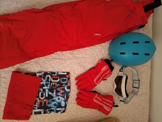 Conjunto Ropa Nieve: Pantalón, Casco, Guantes...