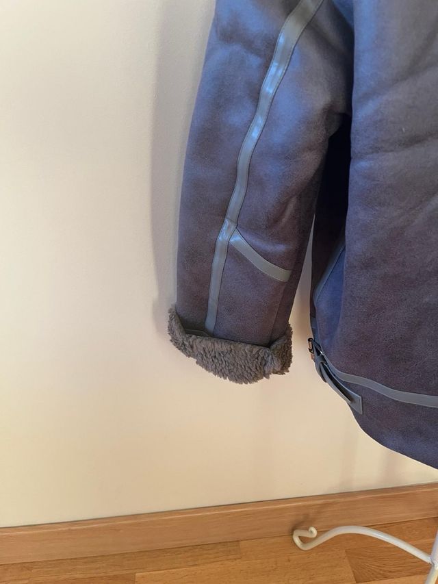 Cazadora Biker Mujer Marrón