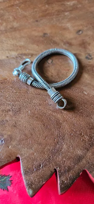 Bracciale snake in argento