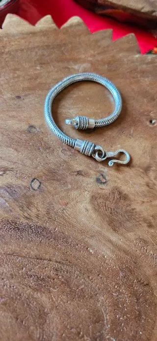 Bracciale snake in argento