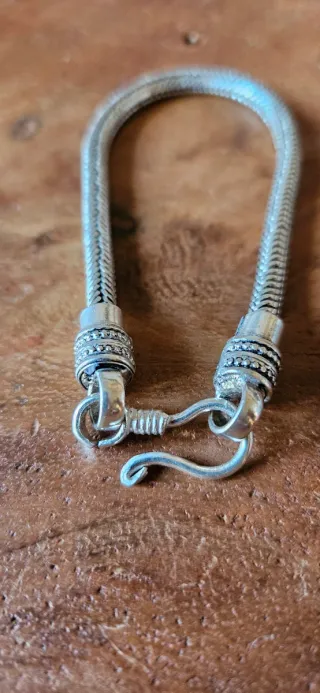 Bracciale snake in argento