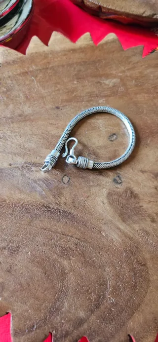 Bracciale snake in argento