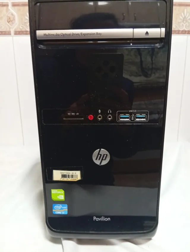 Ordenador HP Pavilion Negro