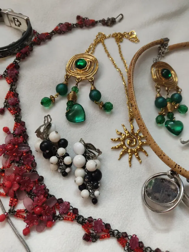 Lote de Bijuterias Vintage