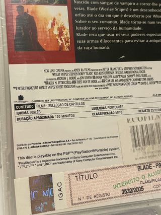 Blade UMD PSP Película Precintada - Inglés
