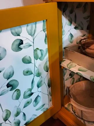 Vitrina Vintage Madera Restaurada