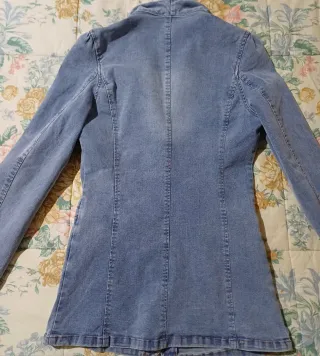 Giacca jeans donna lunga