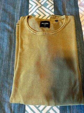 Camiseta manga larga mostaza