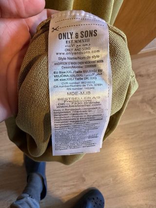 Camiseta manga larga mostaza