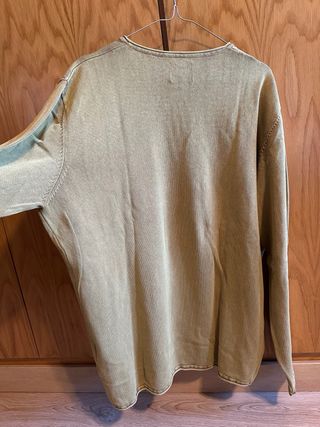 Camiseta manga larga mostaza