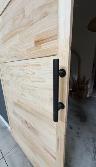 2 Puertas Granero Madera Pino + Kit