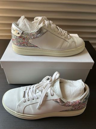 Zapatillas Jimmy Choo Piel Glitter Multicolor