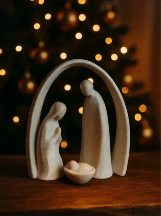 Portal de Belén hecho con impresora 3D