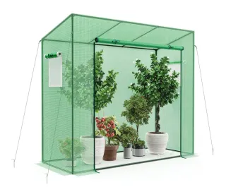 Serra da Giardino 200x77x169 cm con Porta e Finest
