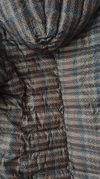 Chubasquero reversible azul y multicolor