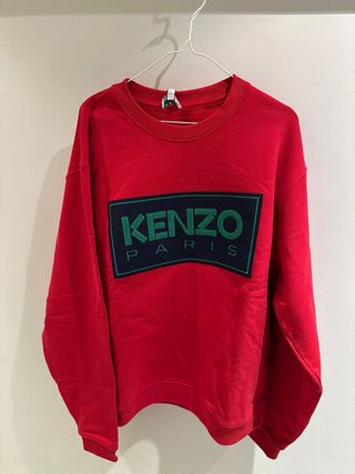 Sudadera Kenzo Roja Logo París