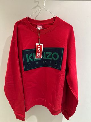 Sudadera Kenzo Roja Logo París