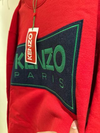 Sudadera Kenzo Roja Logo París