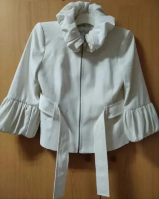 Chaqueta Zara Blanca Talla M