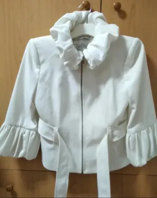 Chaqueta Zara Blanca Talla M