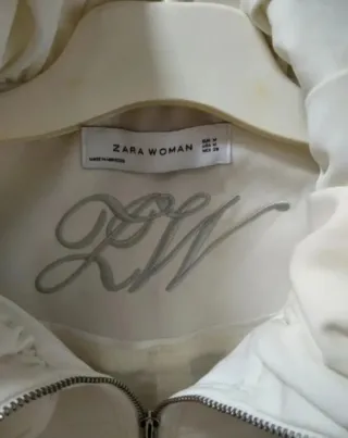 Chaqueta Zara Blanca Talla M