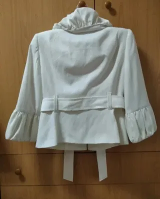 Chaqueta Zara Blanca Talla M